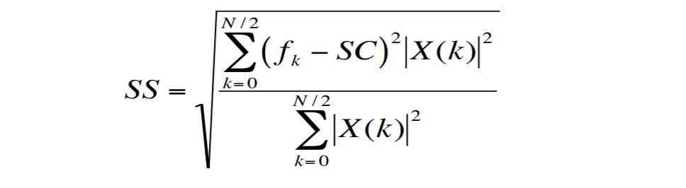 Spectral Spread Formula (Source: ccrma.stanford.edu)