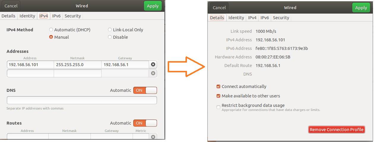 Ethernet 1 Settings (Source: iNNovationMerge)